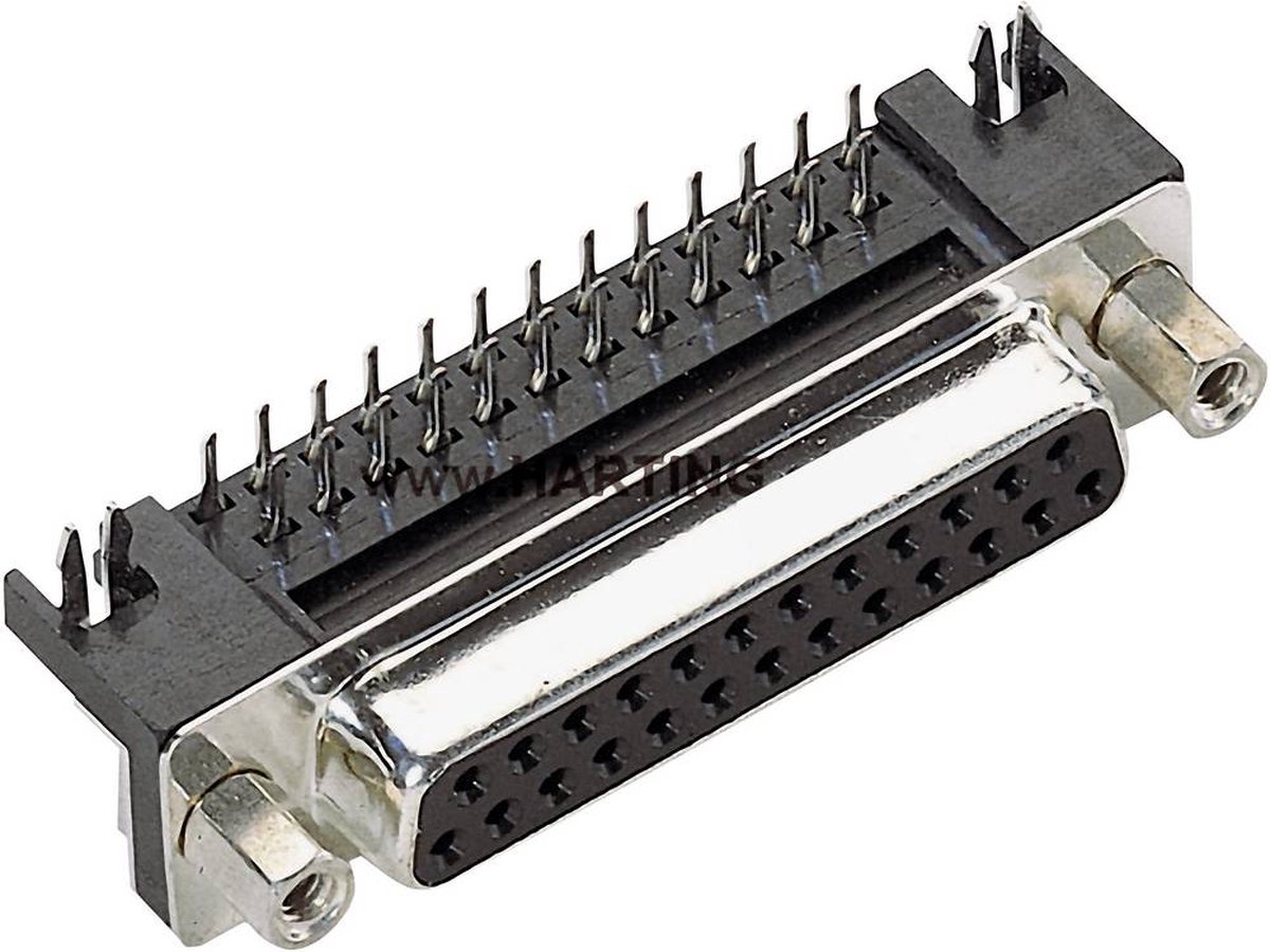 HARTING 09683635812 09683635812 D-SUB-stiftliste 90 ° Poltal: 25 Lodning 1 stk