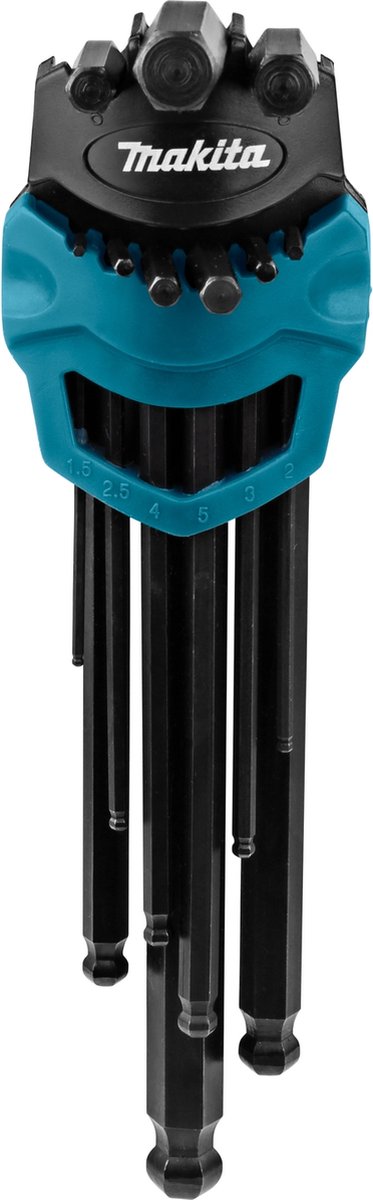 Makita Innensechskantschlüssel-Set 9-tlg. B-65894 Unbrako Sekskantnøgle-sæt