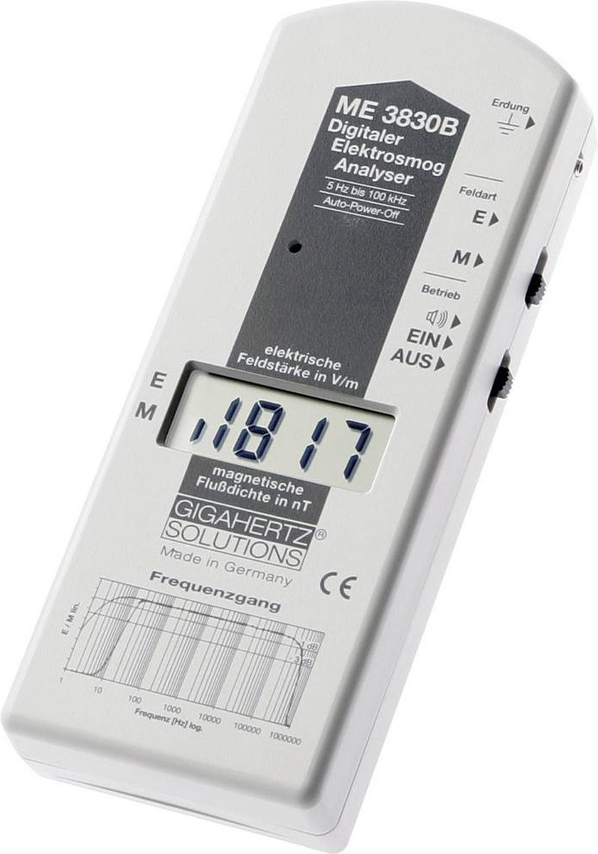 Gigahertz Solutions ME 3830B Lavfrekvens (LF) -elektrosmogmåler