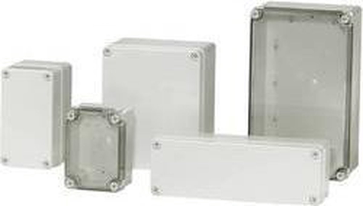 Fibox PC C 85 T Installationskabinet 140 x 80 x 85 Polykarbonat Gråhvid (RAL 7035) 1 stk Piece