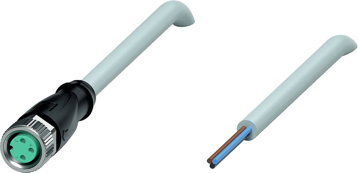 Pepperl+Fuchs 240799-100000 Sensor-, aktuator-stik, M8 x 1 20 m Pol-tal (RJ): 3 1 stk