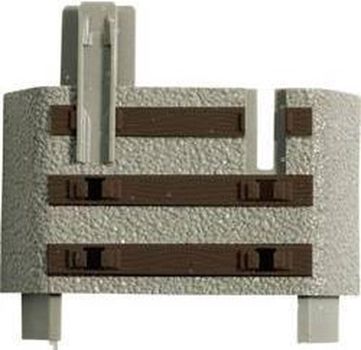 H0 Roco geoLINE (med ballast) 61183 Svelleendestykke 6 stk