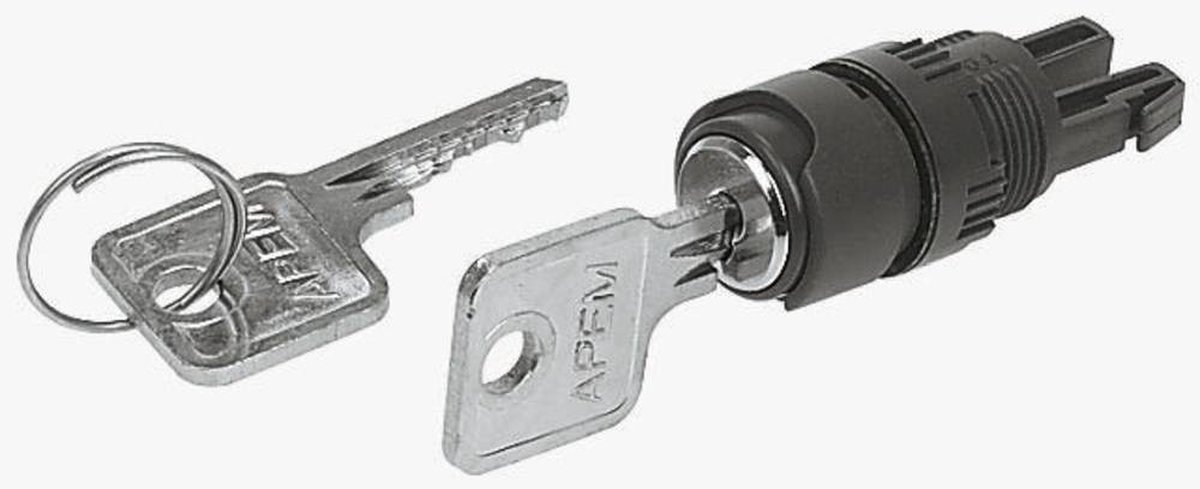 APEM A018223 A018223 Nøglekontakt Nøgle 1 x 90 ° 1 stk