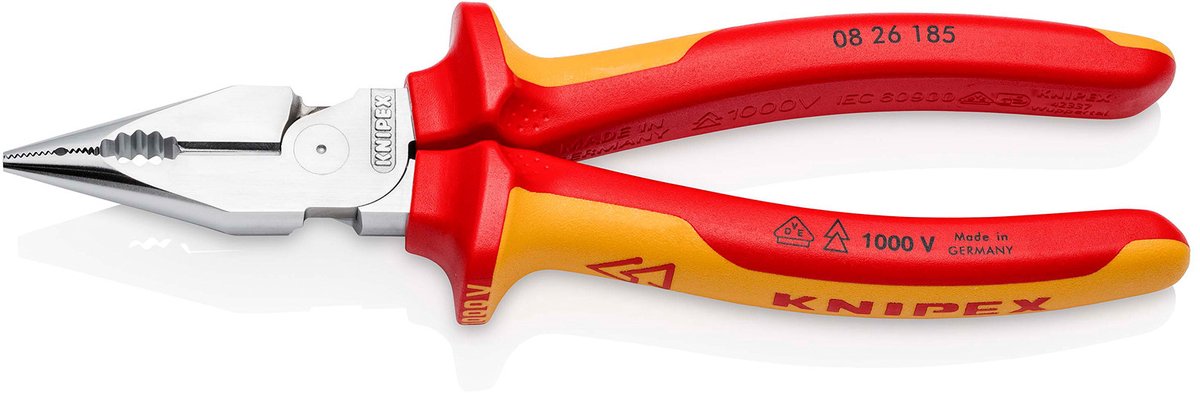 Knipex 08 26 185 VDE Kombitang 185 mm