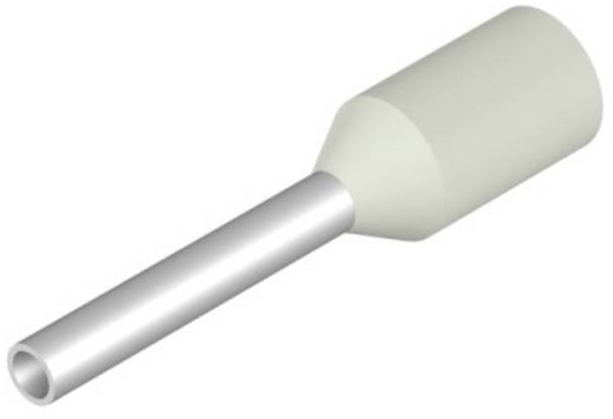 Weidmüller 1476300000 Kabelsko 0.5 mm² Delvist isoleret Hvid 100 stk