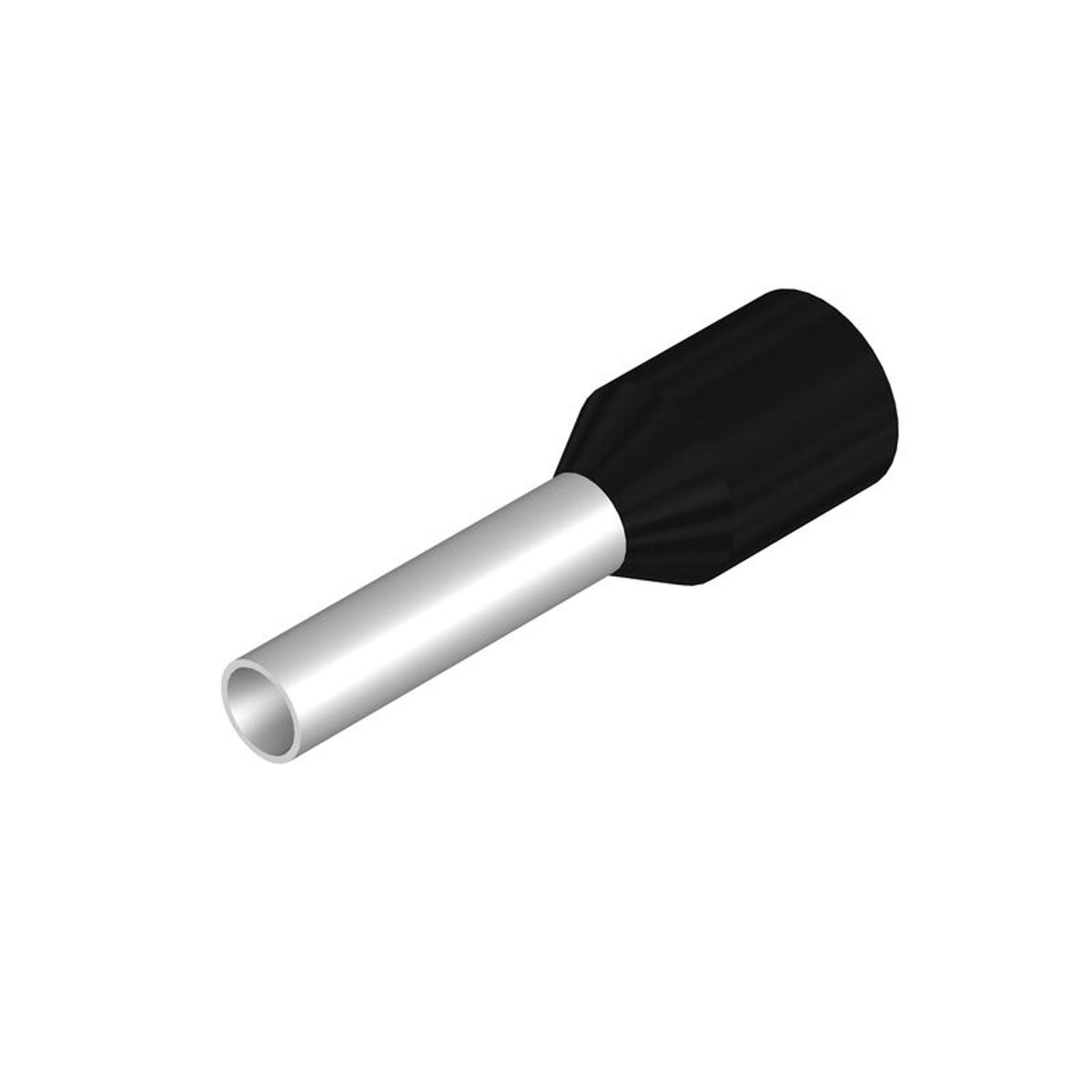 Weidmüller 1476330000 Kabelsko 1.5 mm² Delvist isoleret Sort 100 stk