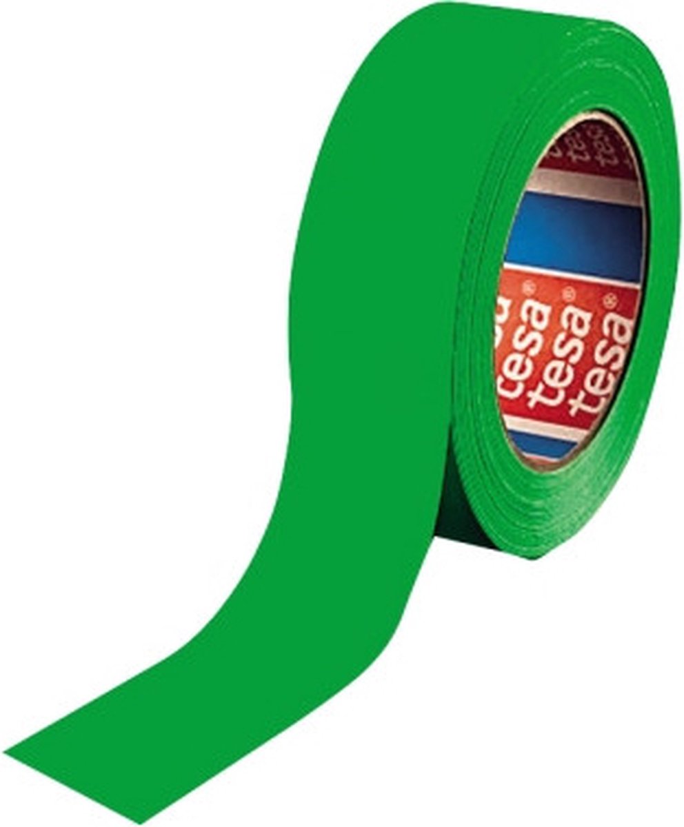 tesa 04671-00052-10 Tekstiltape tesa tape® 4671 Neongrøn (L x B) 25 m x 19 mm 1 stk
