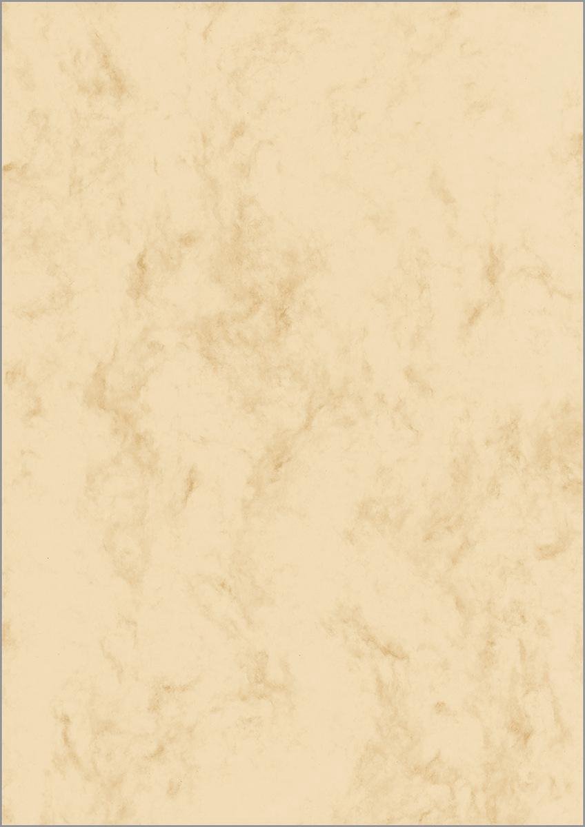 Sigel DP397 DP397 Motivpapir Marmor DIN A4 200 g/m² Beige 50 Blad