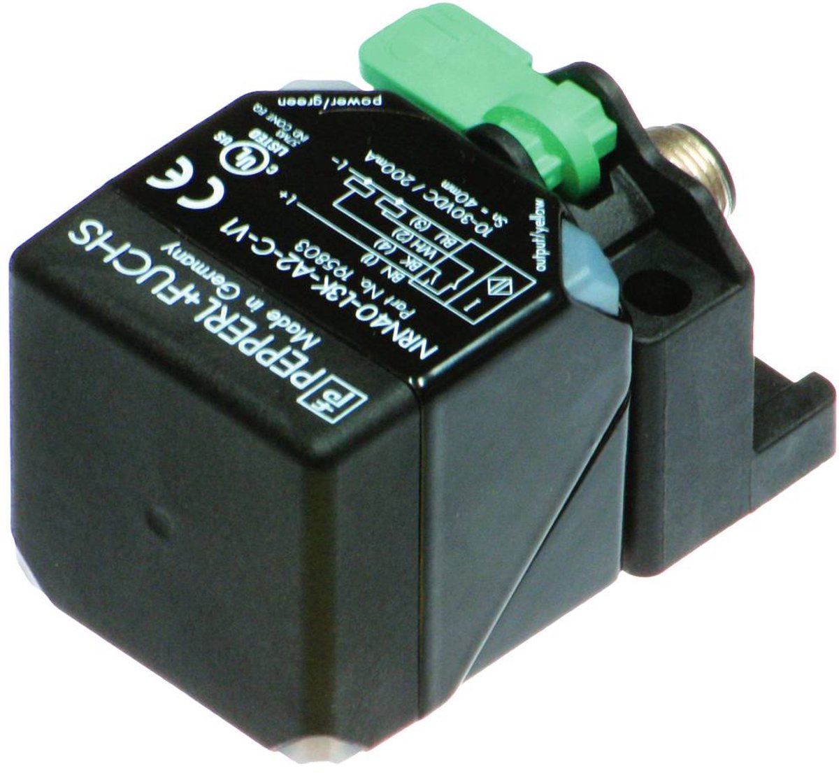 Pepperl+Fuchs Sensor Induktiv NRN40-L3K-A2-C-V1 306534-0108 M12 Ikke i plan PNP