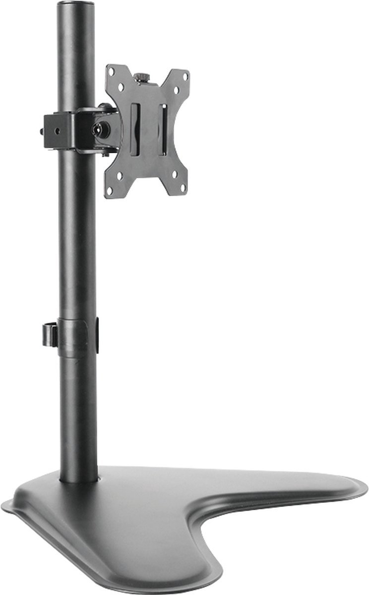 LogiLink BP0044 Skærm-bordbeslag 1 Display 33,0 cm (13) - 81,3 cm (32) Sort Højdeindstilling, Vippebar, Bevægelig, Drejbar