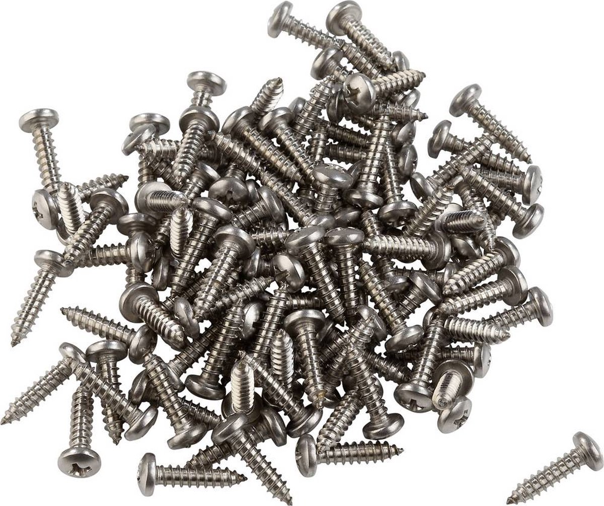 839545 LIKO A2 Pladeskruer 3.9 mm 25 mm Krydskærv Philips DIN 7981-C Rustfrit stål A2 100 stk