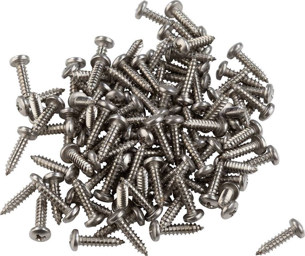 839539 LIKO A2 Pladeskruer 2.9 mm 9.5 mm Krydskærv Philips DIN 7981-C Rustfrit stål A2 100 stk