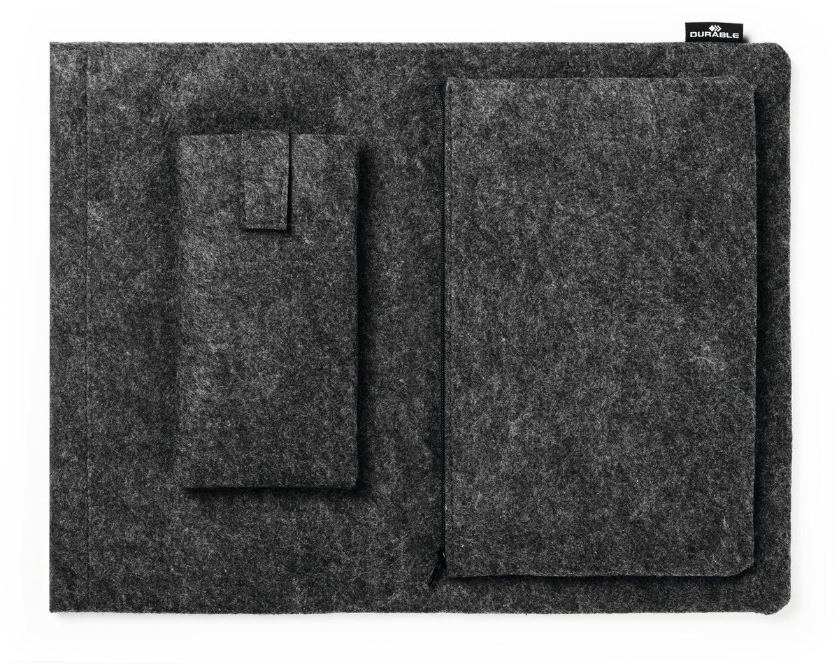 Durable Bærbar computer-sleeve MultiBag EFFECT Passer til maksimalt: 41,7 cm (16,4) Antracit, Grå