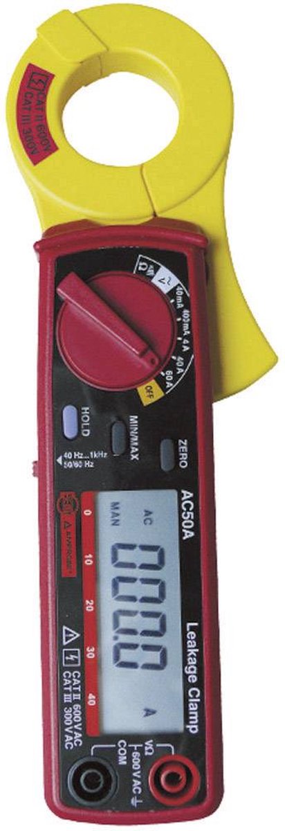 Beha Amprobe 3454543 Strømtang , Hånd-multimeter digital Datalogger CAT III 600 V Visning (counts): 4000