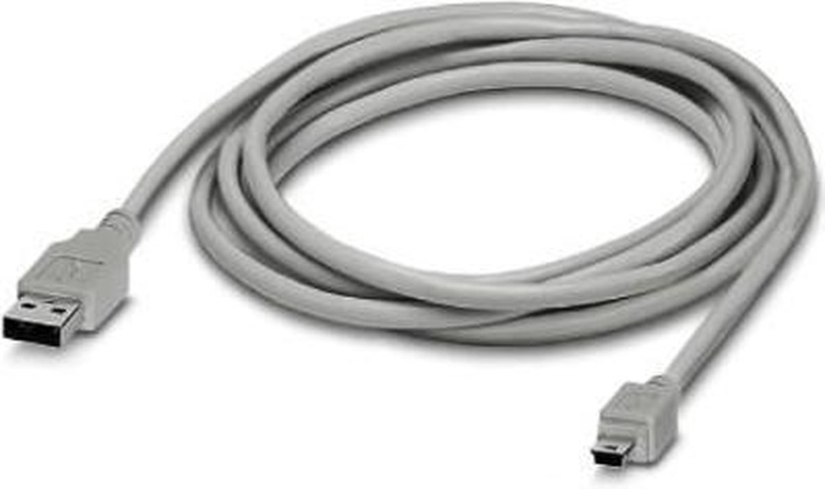 Phoenix Contact Adapterkabel 3.00 m USB type A , USB Type B Mini	 1 stk CABLE-USB/MINI-USB-3,0M