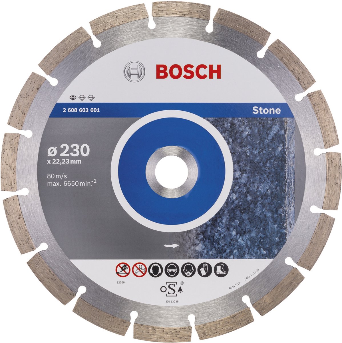 Bosch Accessories 2608602601 Bosch Power Tools Diamantskæreskive Diameter 230 mm 1 stk