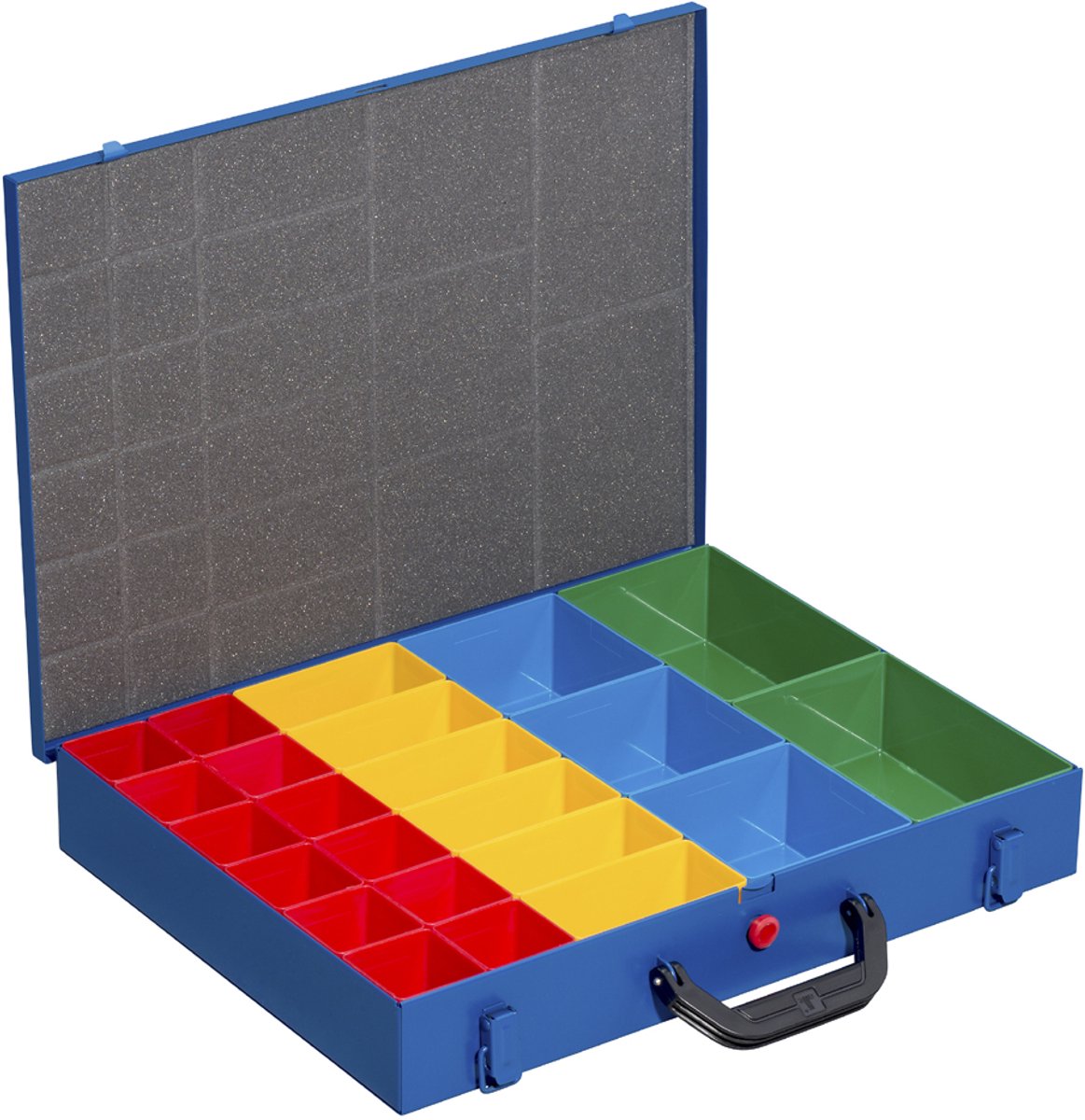 Allit 454128 Sortimentskuffert (L x B x H) 440 x 370 x 51 mm Variabel underopdeling Box Indhold 1 stk