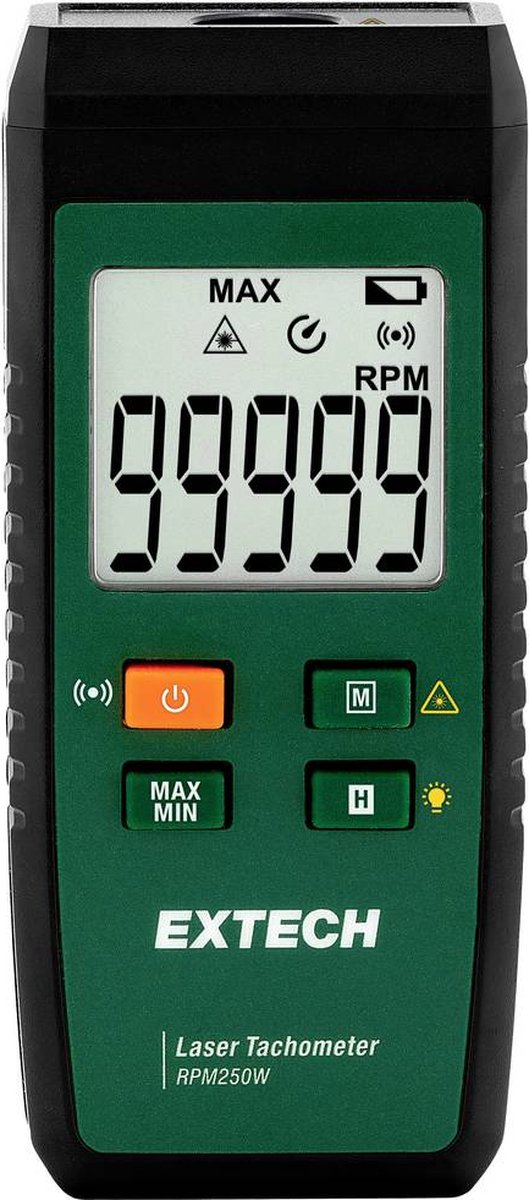 Extech RPM250W Omdrejningstæller Optisk