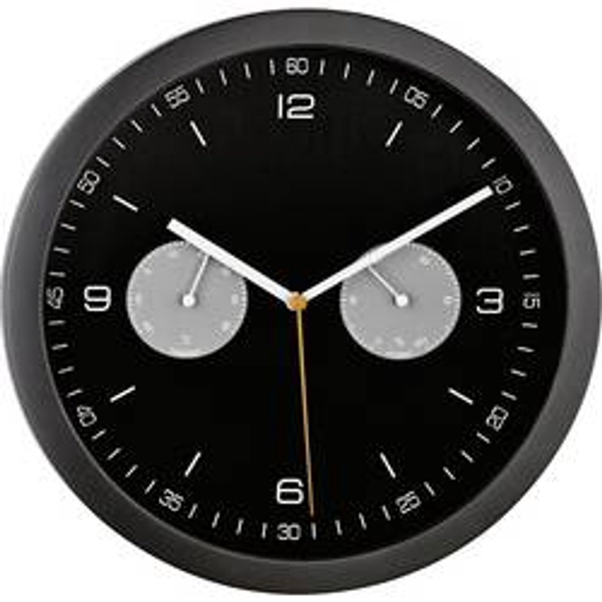 Mebus 52825 Radio Vægur 26 cm x 42 mm Sort