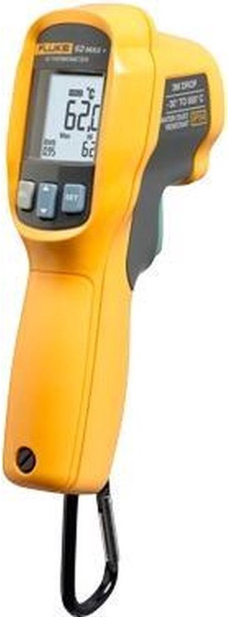 Fluke 62 MAX+ Infrarødt termometer Optik (termometer) 12:1 -30 - +650 °C Støv- og stænkvandsbeskyttet (IP 54)