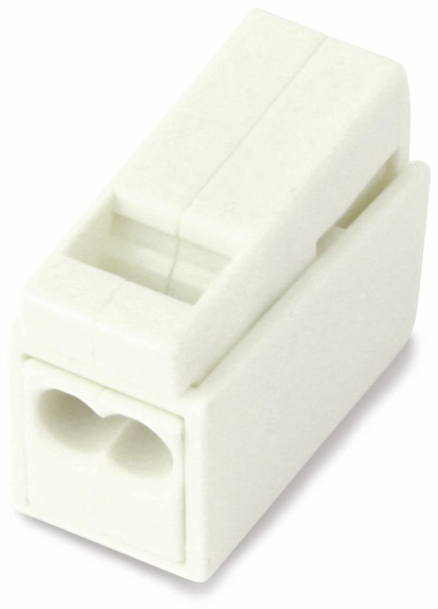 WAGO  224-112    Lysklemme  fleksibel: -   stift: 1-2.5 mm²    100 stk  Hvid