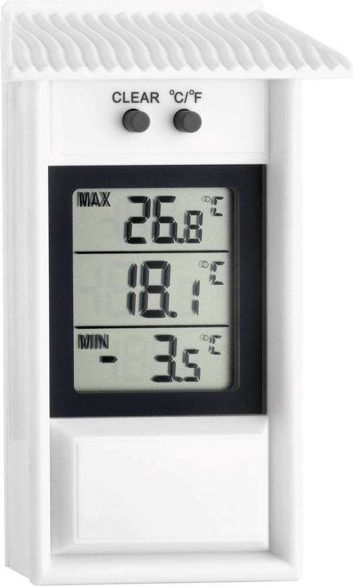 TFA Dostmann 30.1053 Termometer Hvid 30.1053
