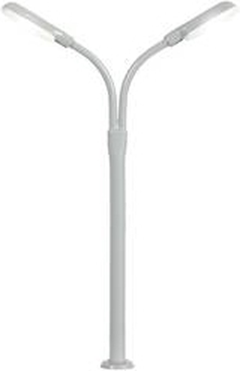 Viessmann Modelltechnik N Halvbueformet lysmast dubbel Færdig model 6495 1 stk