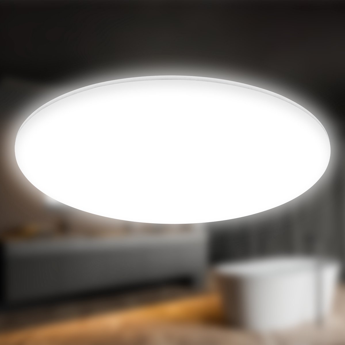 Briloner 3833016 Bad-loftslys EEK: E (A - G) LED (RGB) LED 36 W Neutralhvid Hvid
