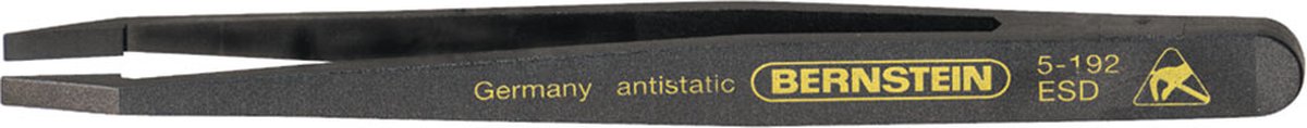 BERNSTEIN Tools for Electronics 5-192 Præcisionspincet NKR Flad-bred, afsat 120 mm