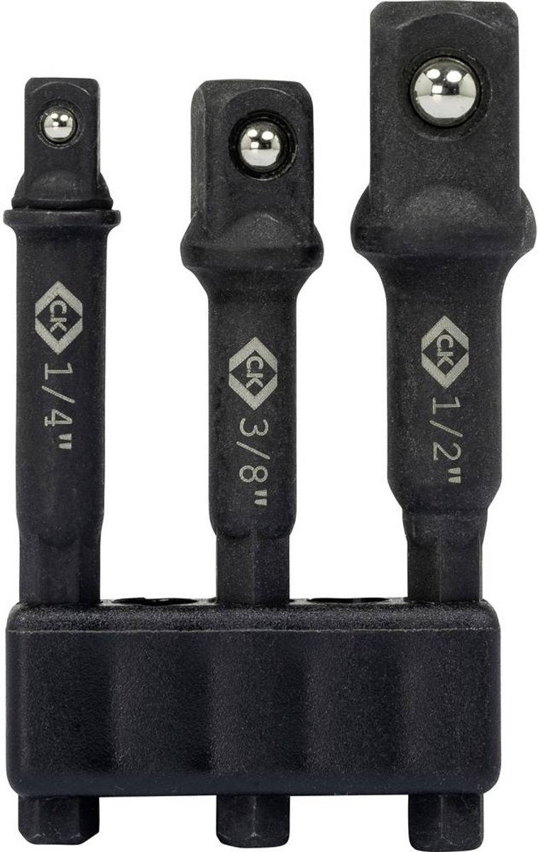 C.K Socket Adapter Sæt Tommer 1/2, 3/8, 1/4 T4571