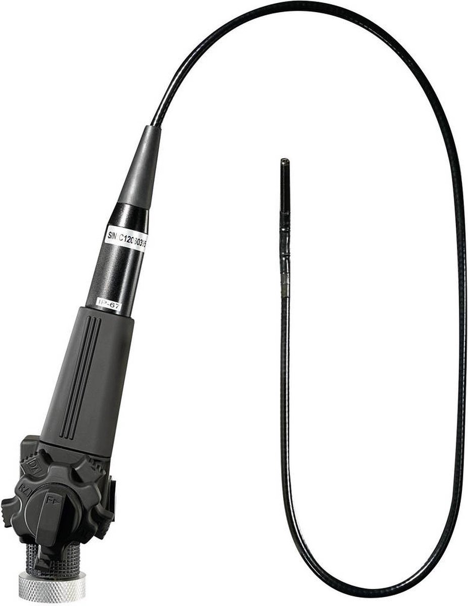 VOLTCRAFT Endoskop-sonde Probe Ø 7.5 mm 80 cm Vandtæt, LED-belysning, Svingfunktion