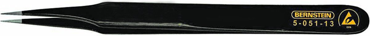 BERNSTEIN Tools for Electronics 5-051-13 SMD-pincet 2 SA-ESD Spids 120 mm