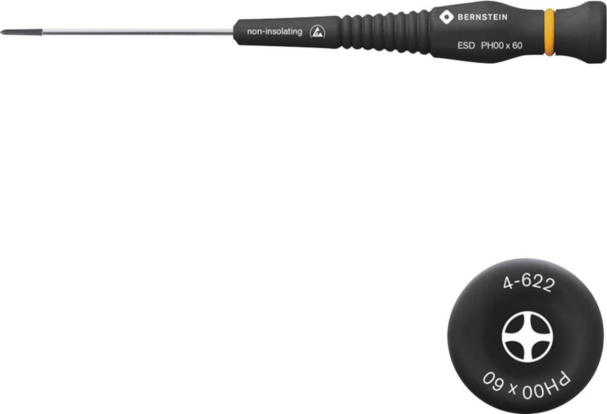 BERNSTEIN Tools for Electronics 4-622 Elektronik og finmekanik Stjerneskruetrækker PH 00 Klinge-længde: 60 mm