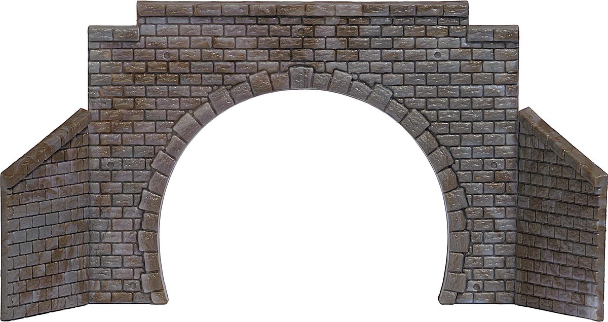 Busch 8198 N Tunnel-Portal Tosporet Færdig model
