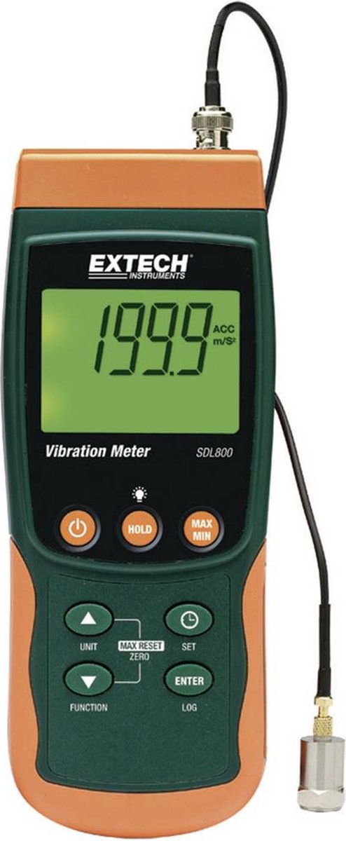 Extech SDL800 Vibrationsmåleapparat ±5 %