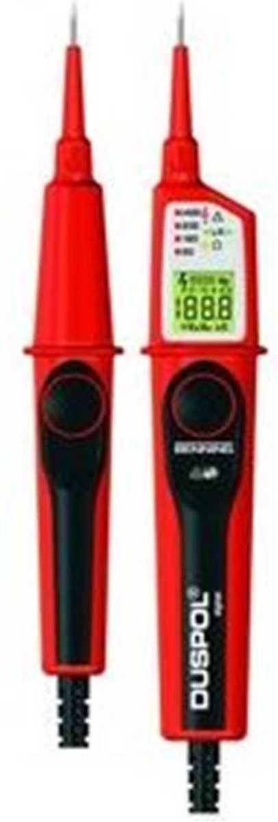 Benning DUSPOL digital To-polet spændingstester CAT III 1000 V, CAT IV 600 V LCD, Vibration, Akustik