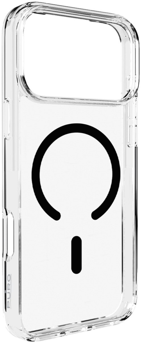 Puro Cover Apple iPhone 17 Pro Max Transparent, Sort PUIPC17P69LITEMBLK