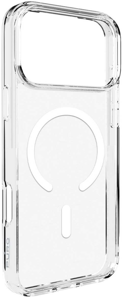 Puro Cover Apple iPhone 17 Pro Transparent, Hvid MagSafe-kompatibel PUIPC17P63LITEMAGTR