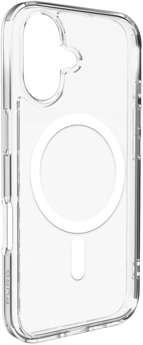Puro Cover Apple iPhone 17 Transparent, Hvid MagSafe-kompatibel PUIPC1763LITEMAGTR