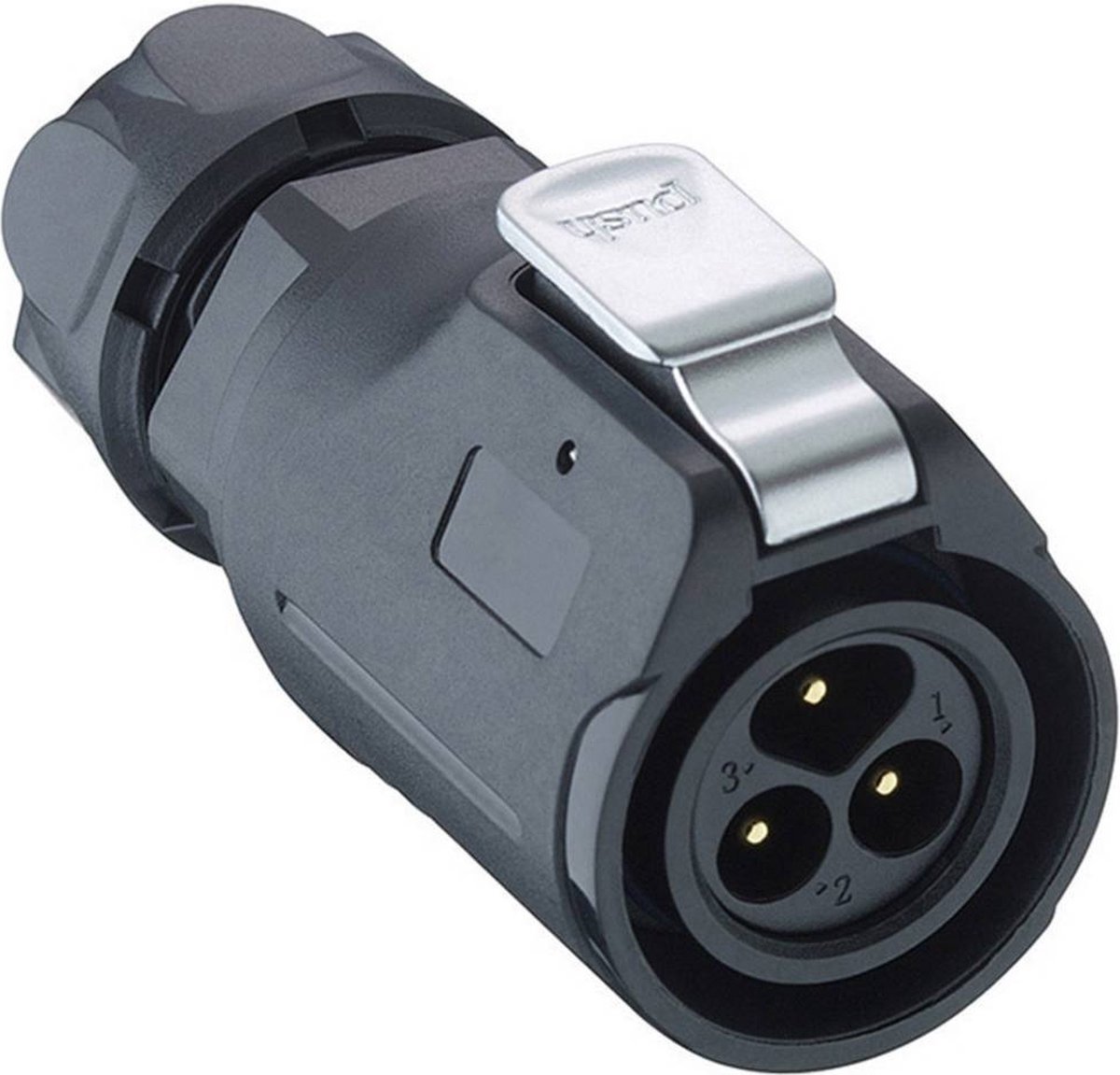 Lutronic 2450 03 T09 CB T Rundstikforbinder Stik, lige Samlet poltal: 3 1 stk