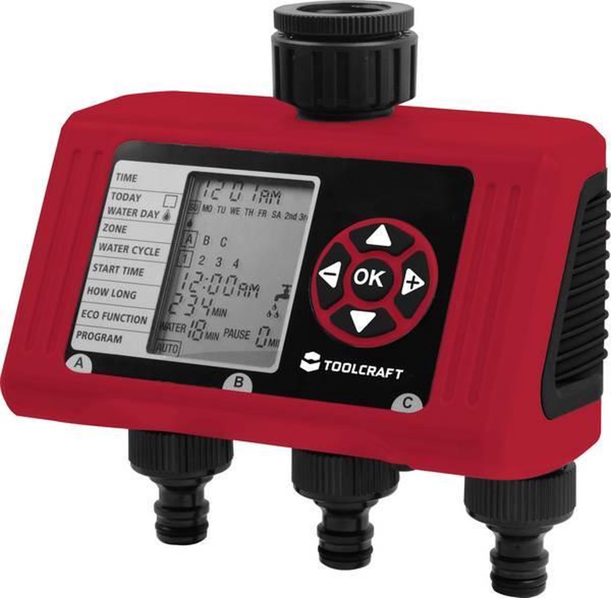 TOOLCRAFT 2302366 Easy Trio Vandingscomputer