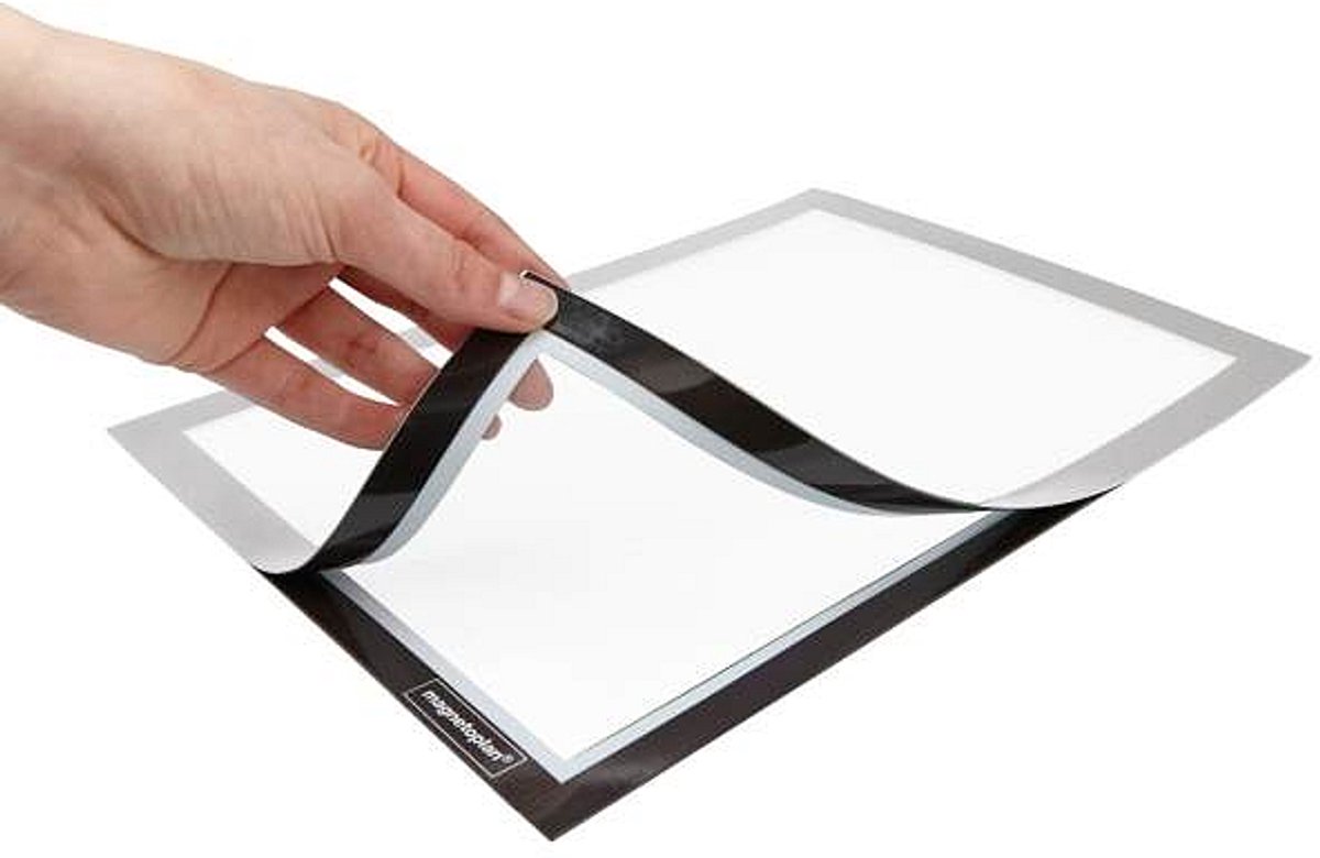 magnetoplan 1132032 Dokumentholder Sølv A3