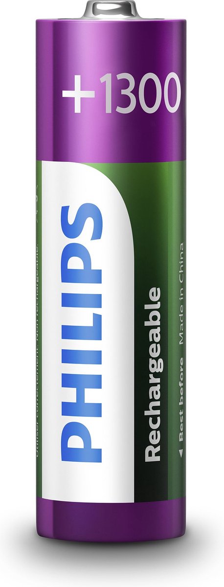 Philips HR6 Genopladeligt AA-batteri NiMH 1300 mAh 1.2 V 4 stk