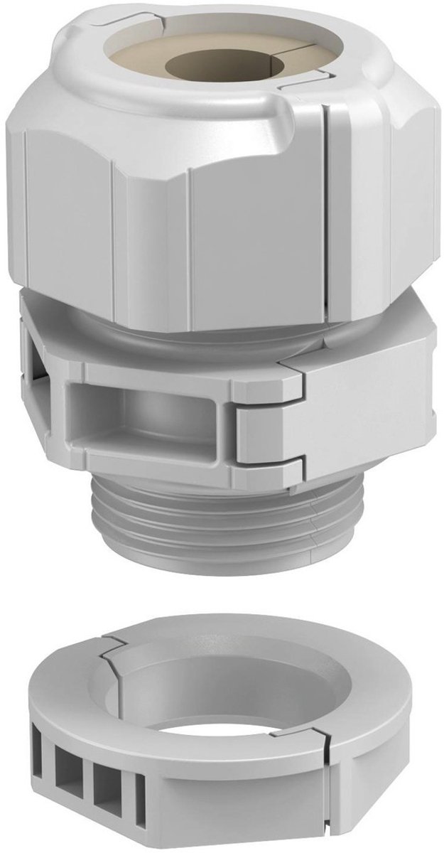 OBO Bettermann 2024942 Kabelforskruning 1.5 mm Plastic Lysegrå 5 stk