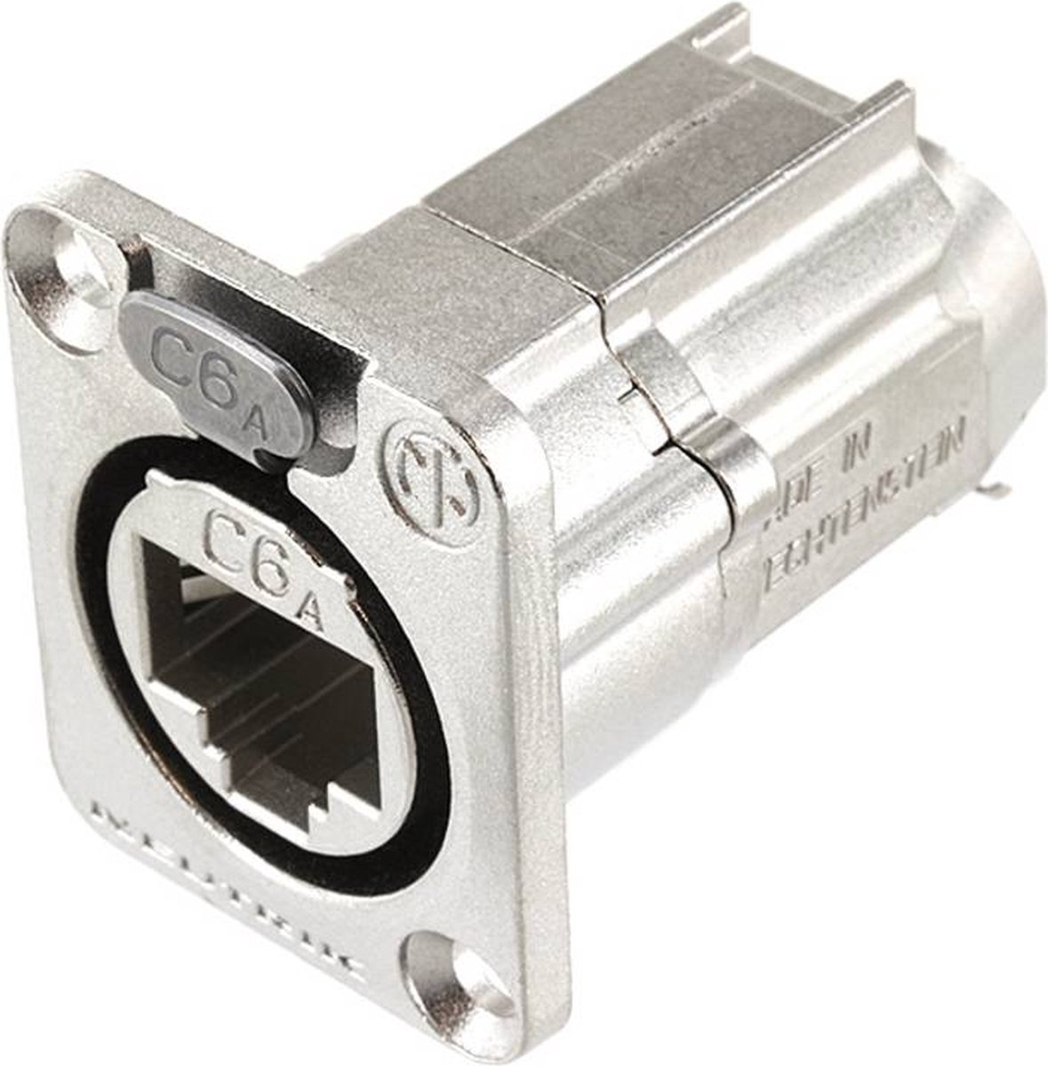 Neutrik NE8FDX-Y6 RJ45 data stik etherCON D-serien NE8FDX-Y6 Tilslutning, lige Poler: 8P8C Nikkel 1 stk