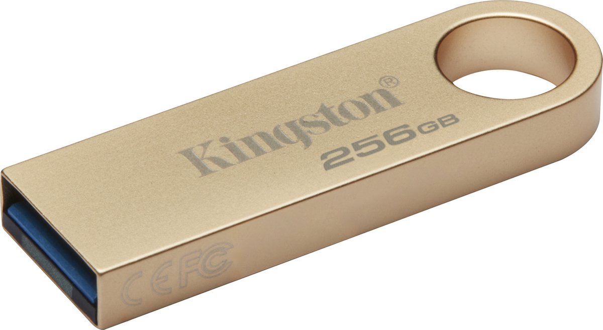Kingston DataTraveler SE9 G3 USB-flashdrev Retail 256 GB Guld DTSE9G3/256GB USB-A (USB 3.2 Gen 1)