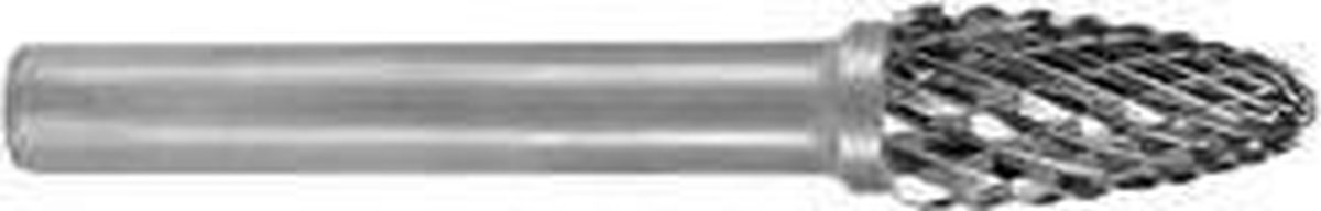 RUKO 116030 Fræsestift Hårdt metal Rundbue 6 mm Længde 58 mm Skaftdiameter 6 mm