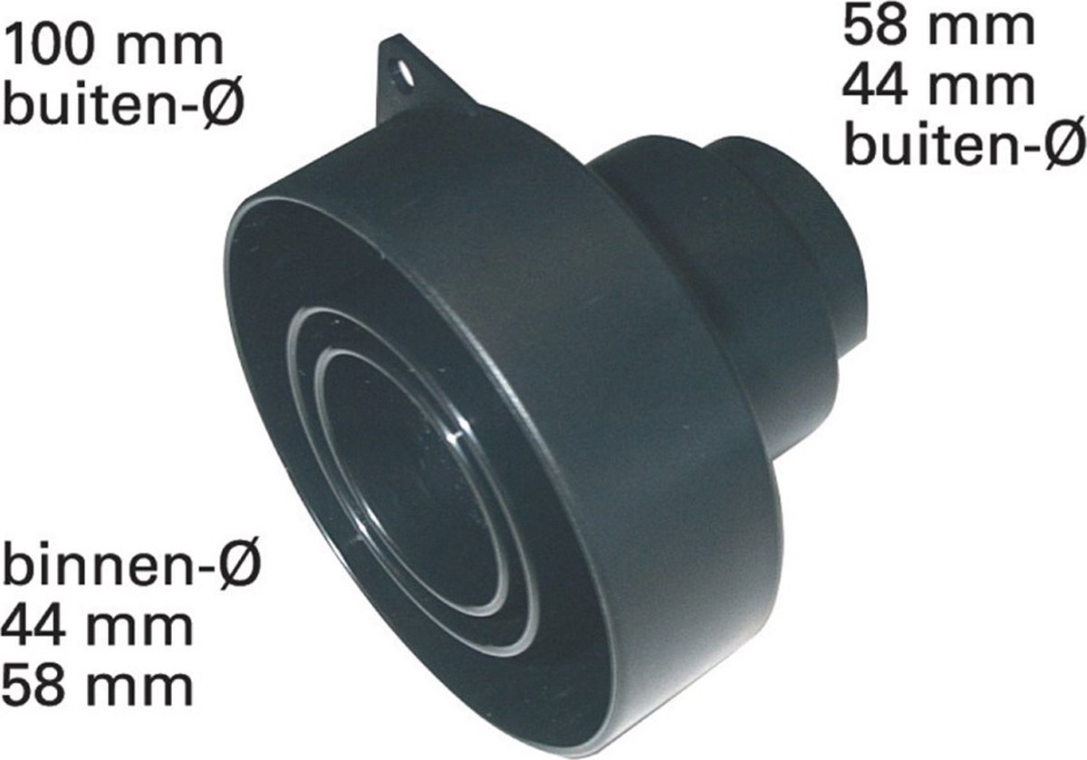 Metabo 0910058010 Multi Adapter til udsuger Passer til sugetilslutning: 100 mm , 44 mm, 58 mm