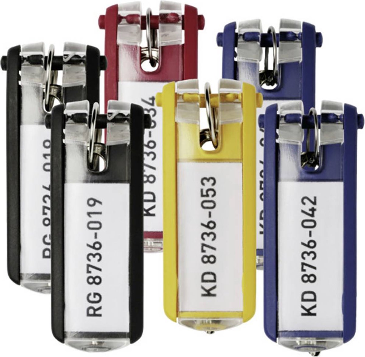 Durable Nøglering 194927 Key Clip Flerfarvet 24 stk