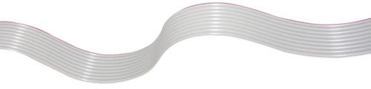 econ connect 28AWG9GR Fladkabler Rastermål: 1.27 mm 9 x 0.08 mm² Grå 30.50 m